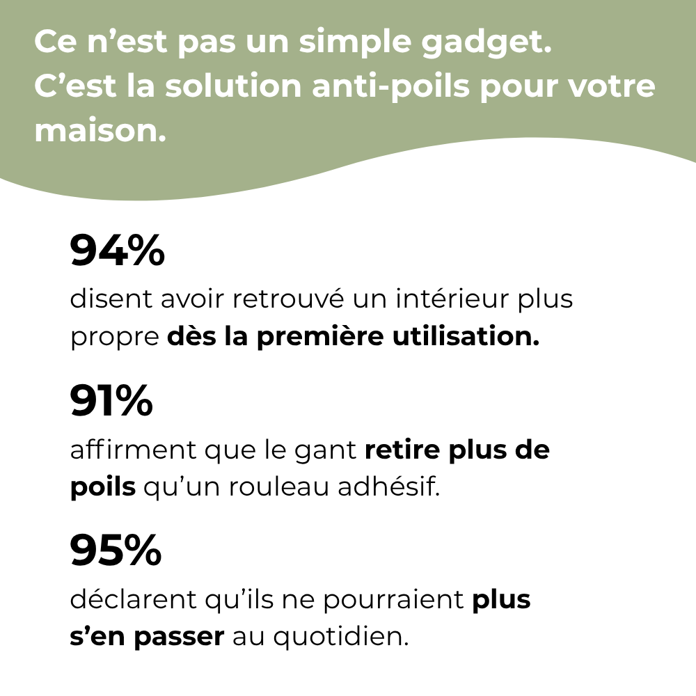 Gant Anti-Poils Réutilisable